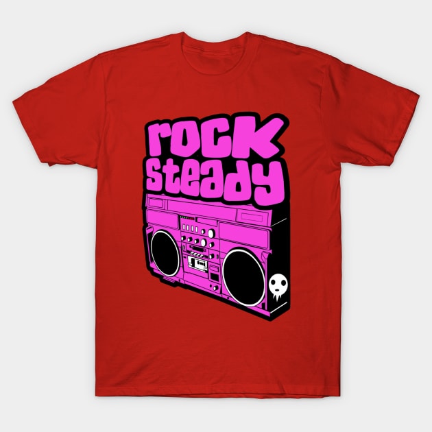 Radio Rock Steady T-Shirt by deerokone